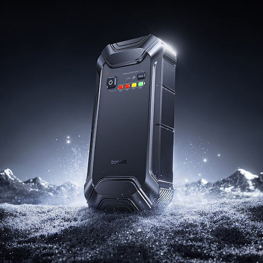 Baseus PrimeTrip VJ1 Преносим Стартер за Батерия на Автомобил и Мотоциклет 12000mAh с USB / Фенер 12V