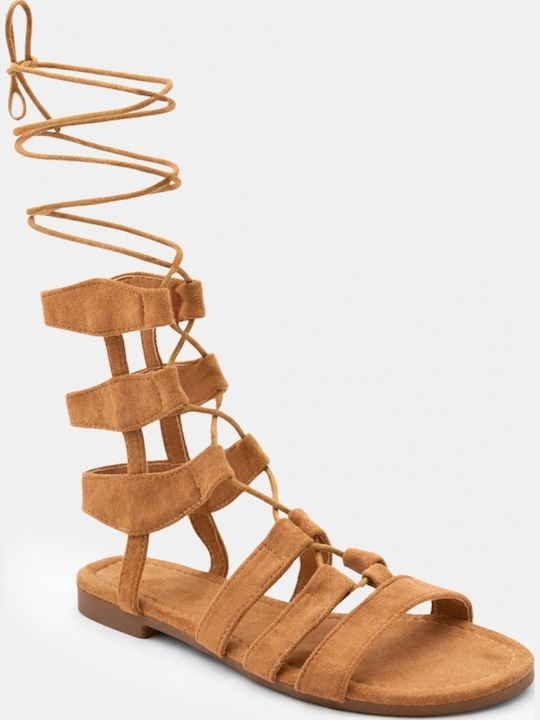 Women's Flat Sandals Brown