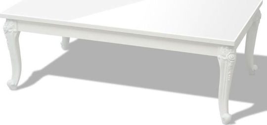 Κεντρικό Τραπεζάκι Γυαλιστερό Λευκό Κεντρικό Τραπεζάκι Γυαλιστερό Λευκό
