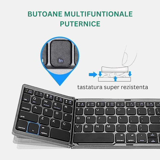 DB-0022 Tastatură Wireless Bluetooth cu Touchpad Engleză SUA