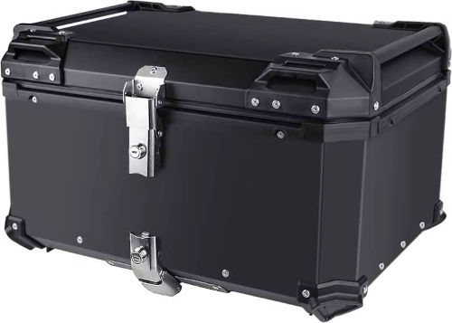 Maximus MX703 Motorcycle Top Case Aluminum 57lt Black