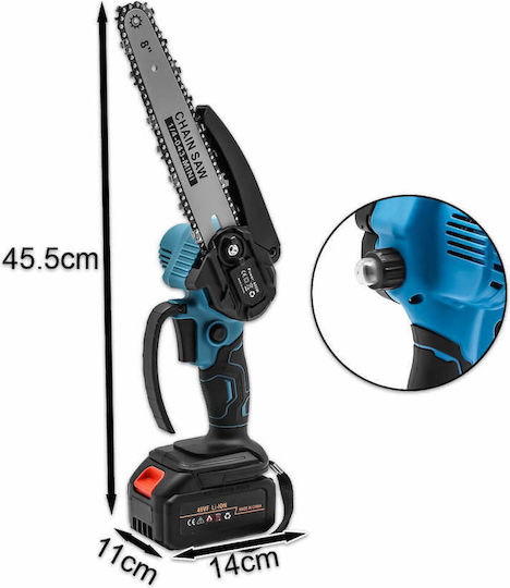 Pruning Chainsaw Battery Brushless 21V 1.101kg with 20cm Blade