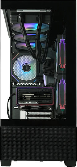 Zalman Chronix V2 Gaming Midi Tower Κουτί Υπολογιστή με Πλαϊνό Παράθυρο και ARGB Φωτισμό Μαύρο