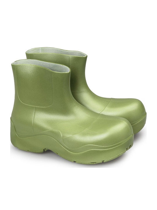 Women's Green Wellies