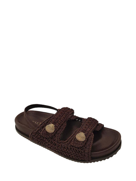 Women's Flat Sandals Brown