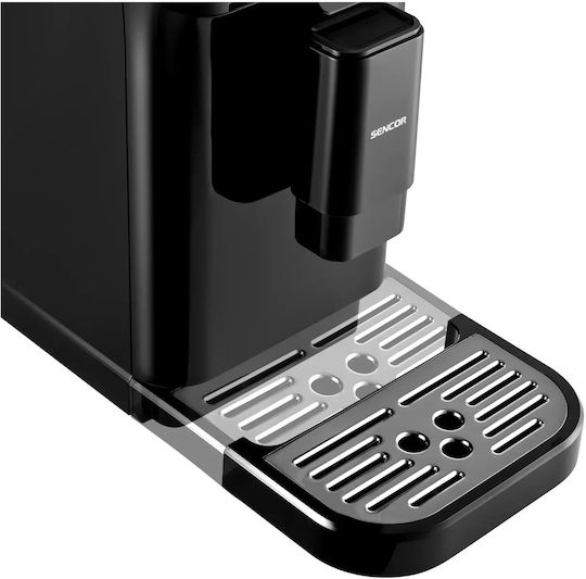 Sencor Automatic Espresso Machine 1350W 20bar Pressure for Cappuccino with Grinder Gray SES 6000BK