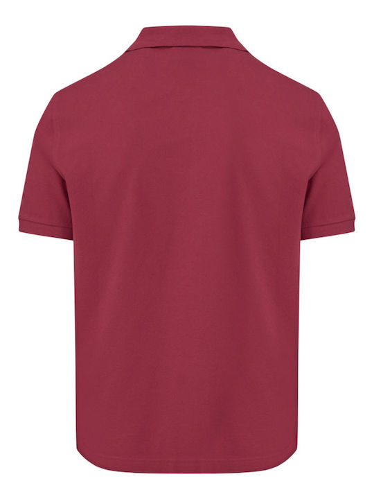 Tricou Polo Pique Roșu Șters
