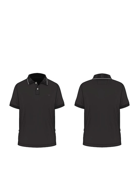 Nolan Polo Herrenblusen Kurzarm Navy Blau