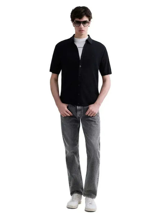 Short Sleeve Blouse Black
