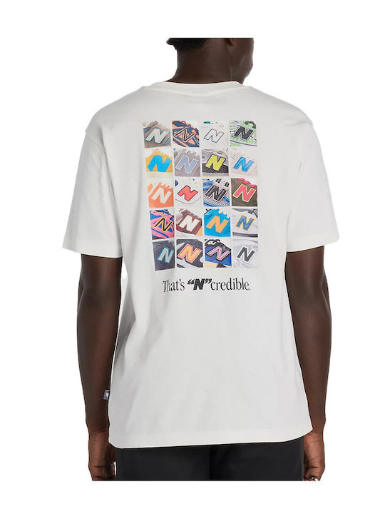 New Balance T-shirt Sea Salt