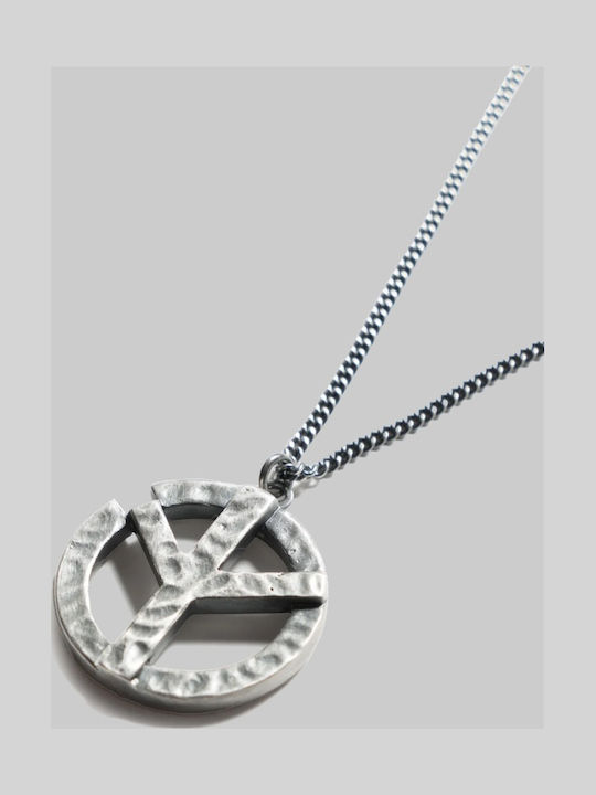Maharishi Grau Halskette 1373-SILBER