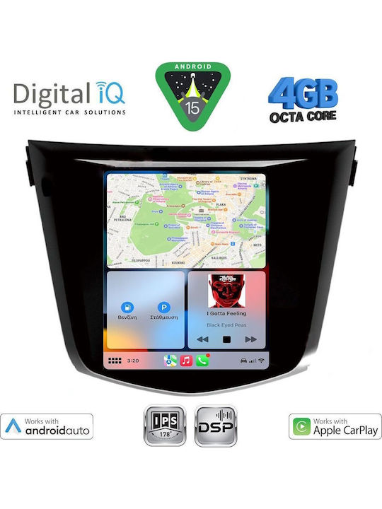 Digital IQ Bxf 6968_cpaa Tesla Stil Nissan Qashqai X-Trail Modell 2014-2021