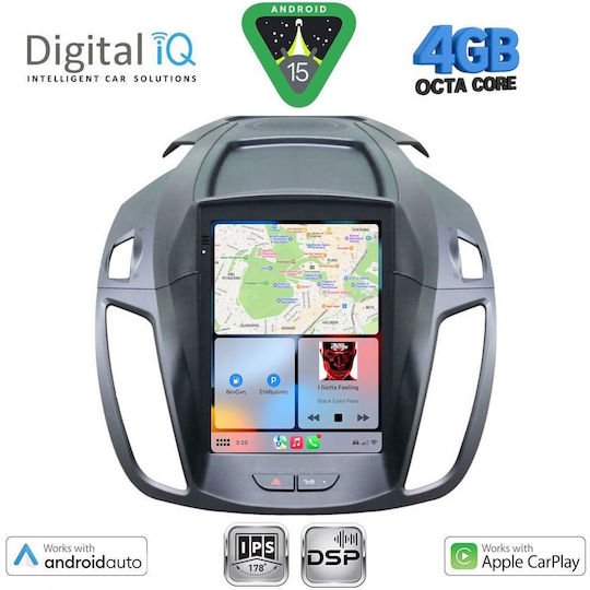 Digital IQ BXF 6964_CPAA Tesla Style Ford Kuga Mod 2013-2019