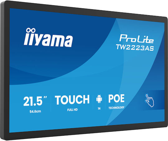 Iiyama TW2223AS-B3P IPS Touch Monitor 21.5" FHD 1920x1080 με Χρόνο Απόκρισης 14ms GTG