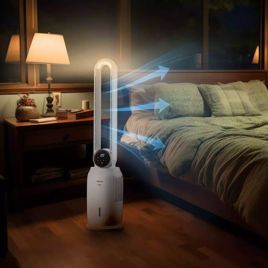 Webber Bladeless Fan 65W with Remote Control White