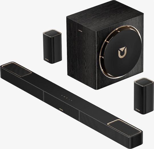 Ultimea Skyware X50 Soundbar 5.1.4 Bluetooth και HDMI με Ασύρματο Subwoofer και Τηλεχειριστήριο Μαύρο