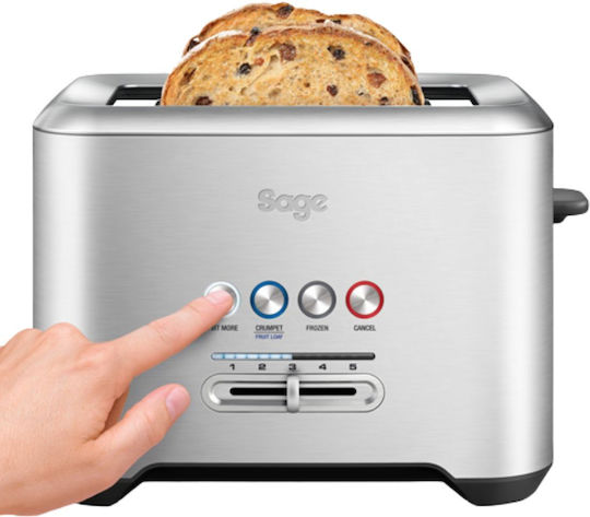 Sage The Bit More Toaster 2 Schlitze 1000W Inox
