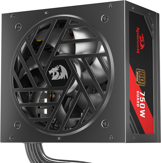 Redragon Guard GC-GU03 750W Μαύρο Τροφοδοτικό Υπολογιστή Full Wired 80 Plus Bronze