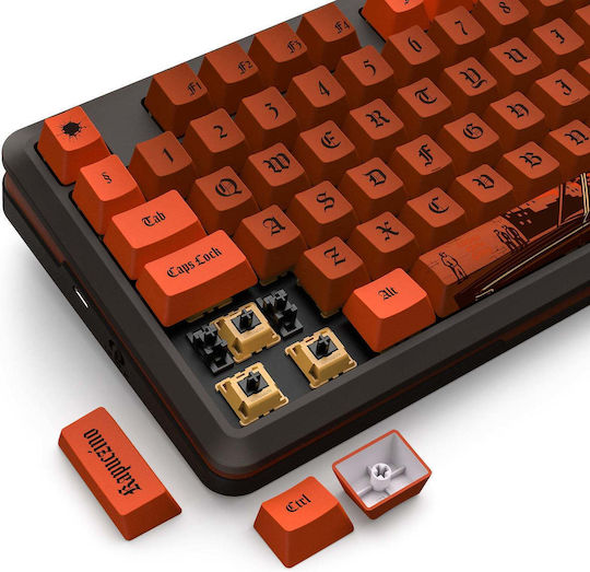 Redragon K4PUC21N0 PRO Wireless Gaming Mechanical Keyboard 75% with RGB Lighting English US