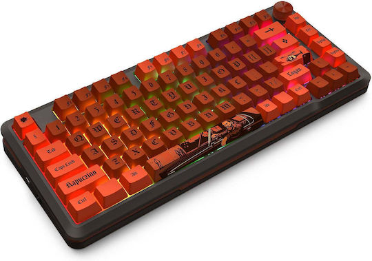 Redragon K4PUC21N0 PRO Wireless Gaming Mechanical Keyboard 75% with RGB Lighting English US