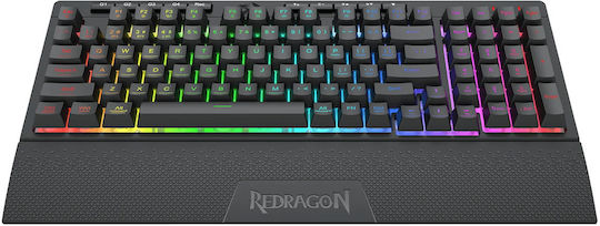 Redragon K515-RGB SHIVA 98 Gaming Mechanical Keyboard with Membrane switches and RGB lighting (English US)