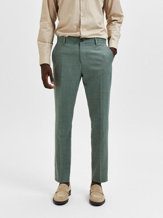 Pantaloni Elastic Slim Fit Verde