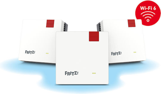 AVM Fritz!Mesh WiFi Extender Dual Band (2.4 & 5GHz) 3000Mbps