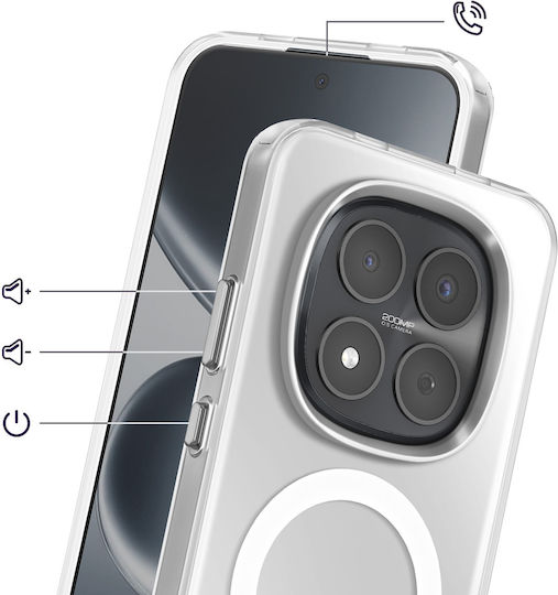 Avizar Case Redmi Note 15 Pro 5g Reinforced Magsafe Accessories Compatible White