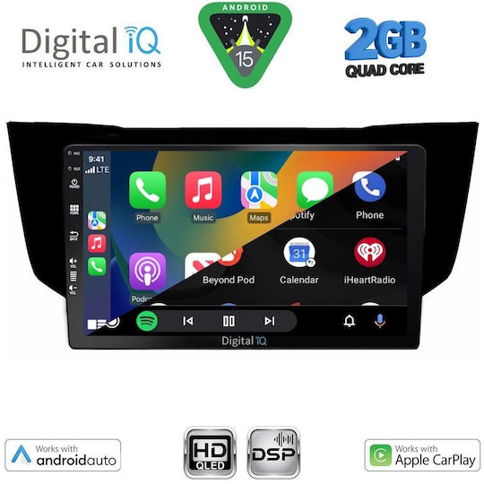 Digital IQ Car Audio System for Lexus RX300 2003-2008 Bluetooth USB WiFi GPS Apple CarPlay Android Auto with 9" Touch Screen