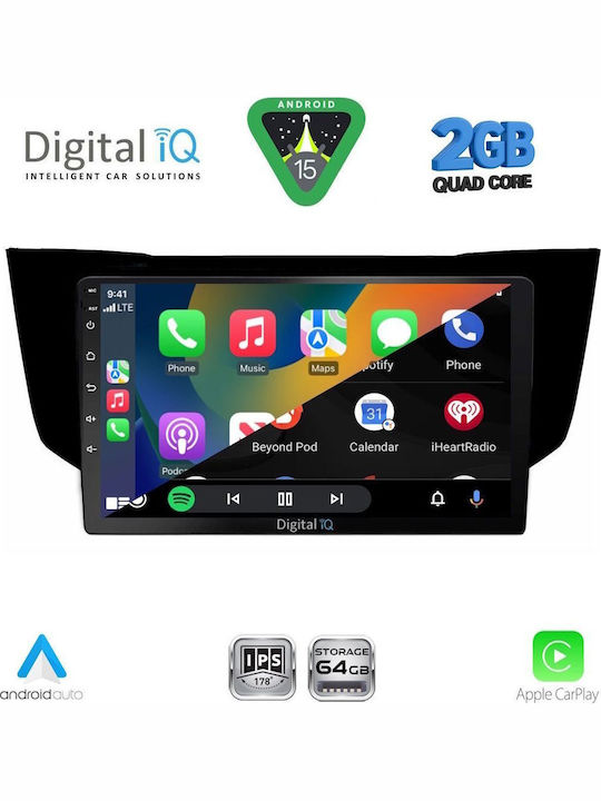 Digital IQ Car Audio System for Lexus RX300 2003-2008 Bluetooth USB WiFi GPS Apple CarPlay Android Auto with 9" Touch Screen