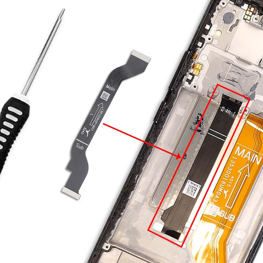 Clappio Motherboard Connection Flex Cable Redmi Note 14 Pro 5g Black