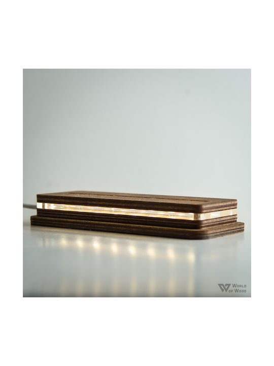 World of Wood Led Kids Decorative Lamp Multicolor 22x17cm
