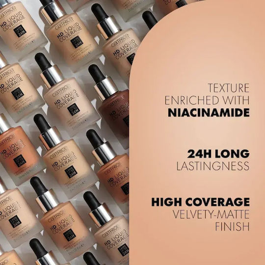 Catrice Cosmetics HD Liquid Coverage Liquid Foundation 32 Nude Beige 30ml