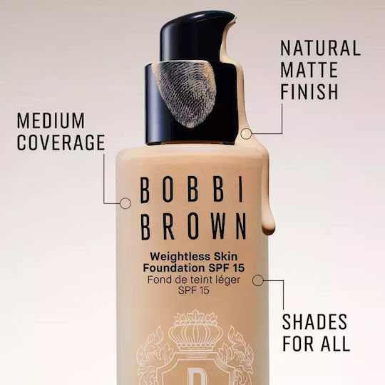 Bobbi Brown Weightless Skin Liquid Make Up SPF15 Cool Ivory 30ml