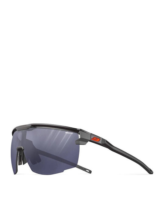 Julbo Ultimate Unisex Sunglasses with Black Plastic Frame and Black Lens J5464022