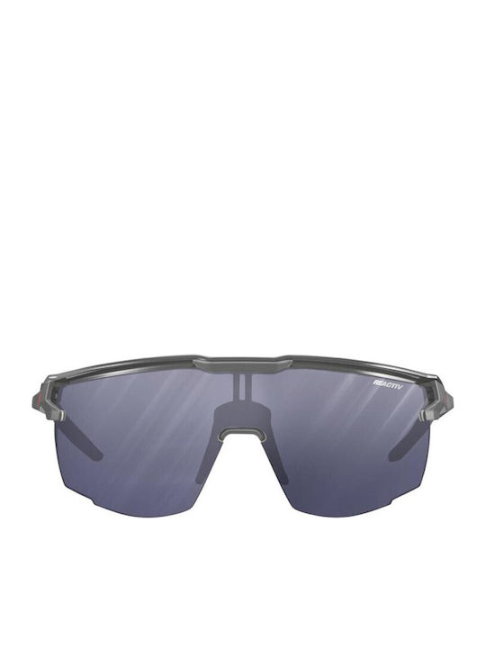 Julbo Ultimate Unisex Sunglasses with Black Plastic Frame and Black Lens J5464022