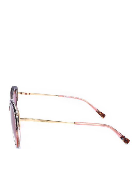 Missoni Feminini Ochelari de soare cu Multicolor Cadru și Roz Degrade Lentilă MIS 0004/S OBL/3X