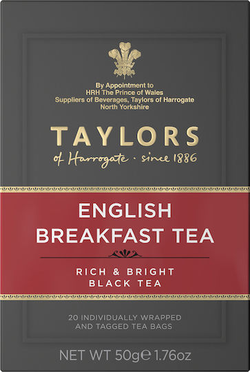 Taylors of Harrogate Black Tea English Breakfast 20 Bags