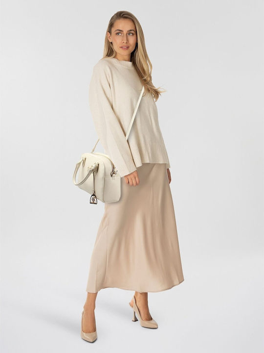 Women's White Shoulder Bag