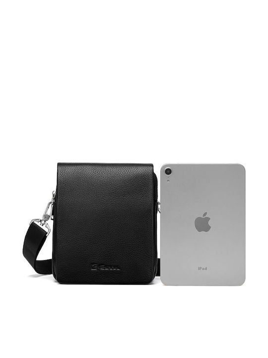 Leder Herren Tasche Schulter / Crossbody Schwarze