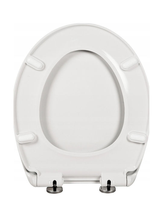 Granitan Toilettensitz Sanftes Schließen Kunststoff Weiß