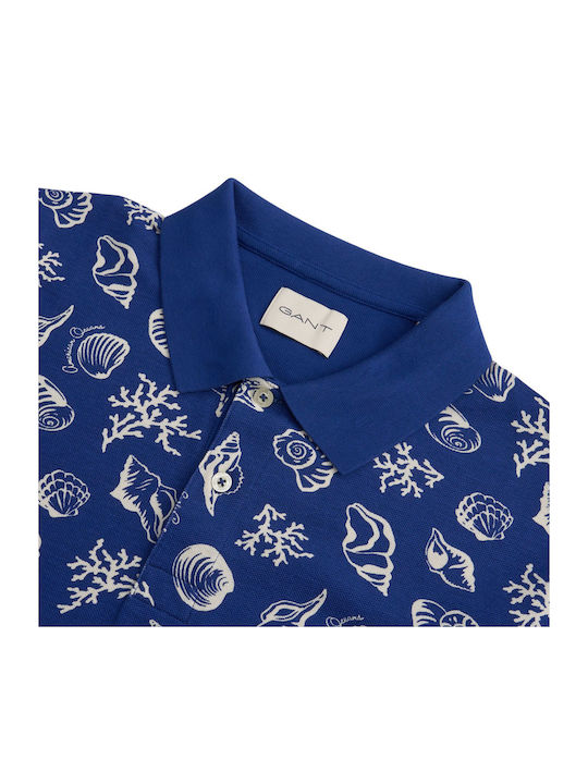 Polo Short Sleeve Blouse Royal