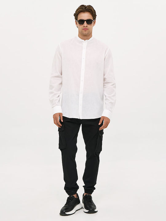 Cargo Elastic Trousers Black