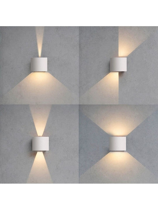 Bot Lighting Marbella Стенно Външно Осветително Тяло Вградено LED 5500K 13.5x11.5x10см