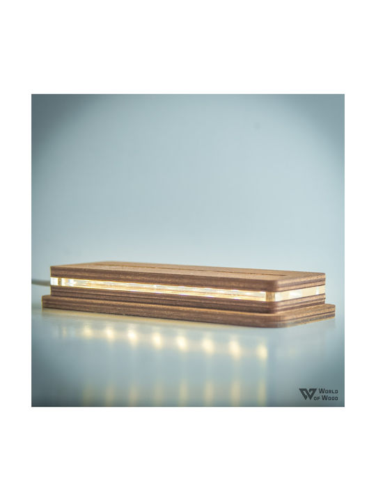 World of Wood Decorative Lamp 3D Illusion Transparent