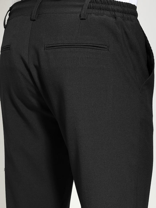 Elastische Herrenhose Schwarz