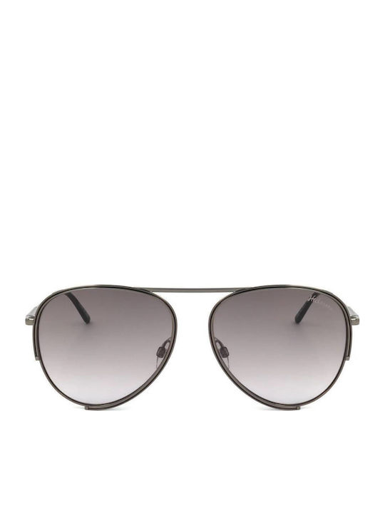 Ana Hickmann Damen Sonnenbrille mit Gray Metall Gestell und Gray Linse