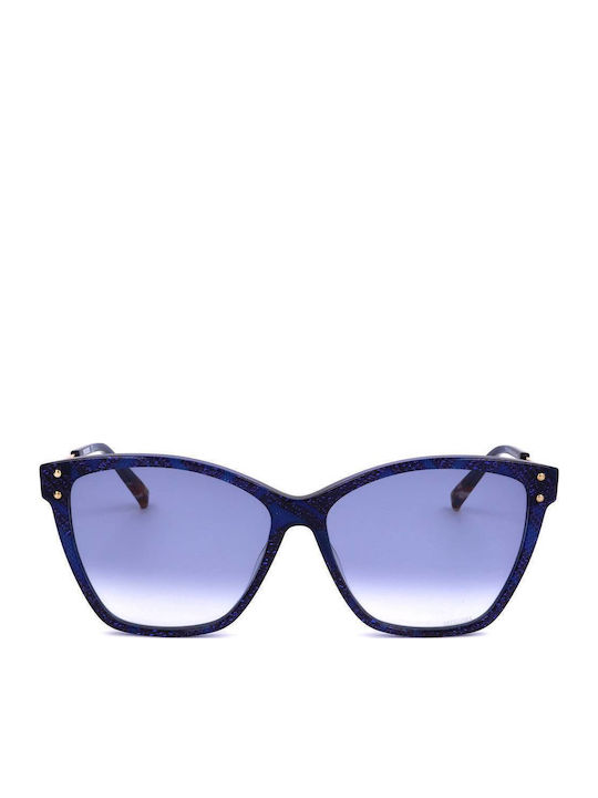 Missoni Women's Sunglasses with Blue Frame and Blue Gradient Lens MIS 0003/S S6F/08