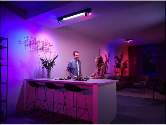 Philips Centris Decken- und Wandleuchte in Schwarz Farbe