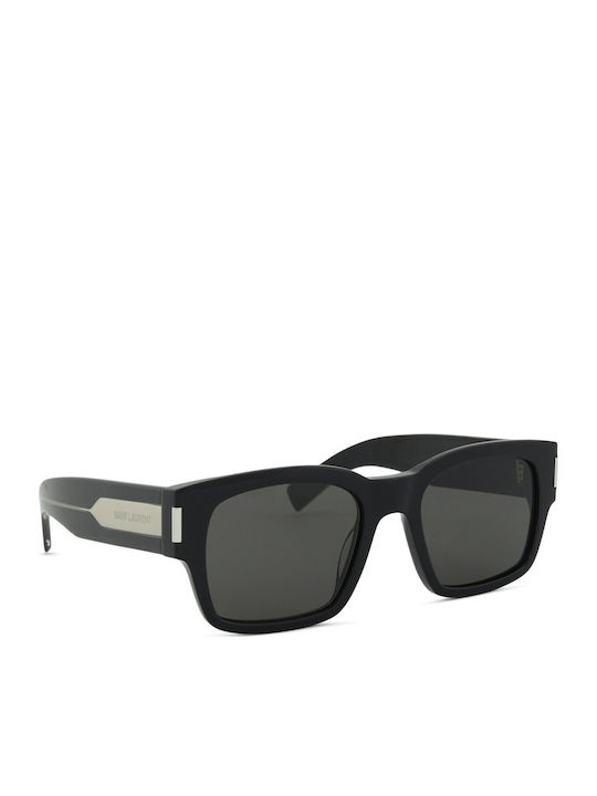 Ysl Women's Sunglasses with Black Plastic Frame and Black Lens SL 617 001